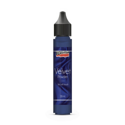 Proszek aksamitny Velvet powder 30ml błękit królewski / royal blue - Pentart