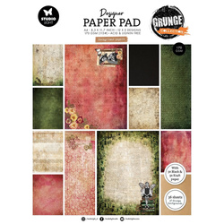 Zestaw papierów do scrapbookingu A4 - Grunge Background papers