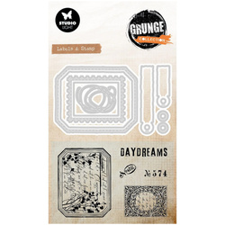 Wykrojnik do papieru i stempel - StudioLight - Label & Stamp