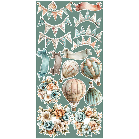 Zestaw dodatków do scrapbookingu - Craft o'clock - Sprites of Harmony - MIX