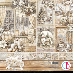 Zestaw papierów do scrapbookingu 30x30cm - Paper Pad - Ciao Bella - Winter Season