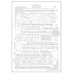 Foremka teksturowa A5 - Stamperia - Atelier pisma