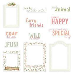 Zestaw elementów Frames and Words Woodland cuties 12szt - P13