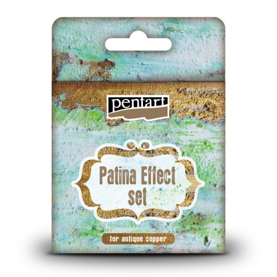 Zestaw do efektu patyny, miedzi - Patina Effect Set Pentart