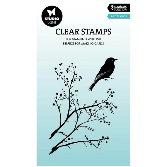 Stempel przezroczysty - StudioLight - Bird branch ptak gałązka