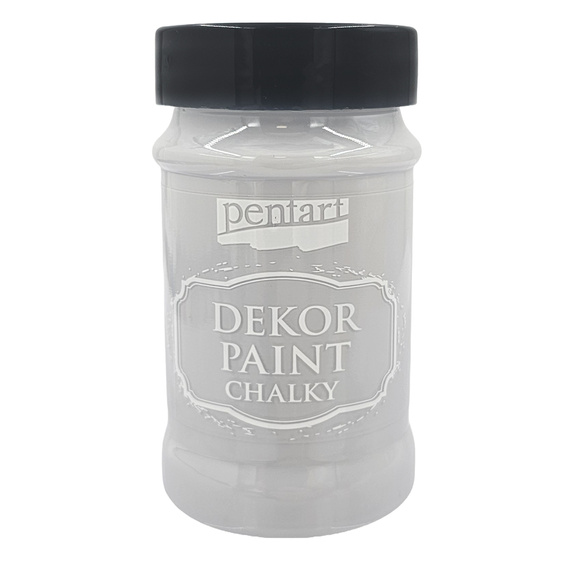 Farba kredowa Dekor Paint szara - grey 100ml - Pentart