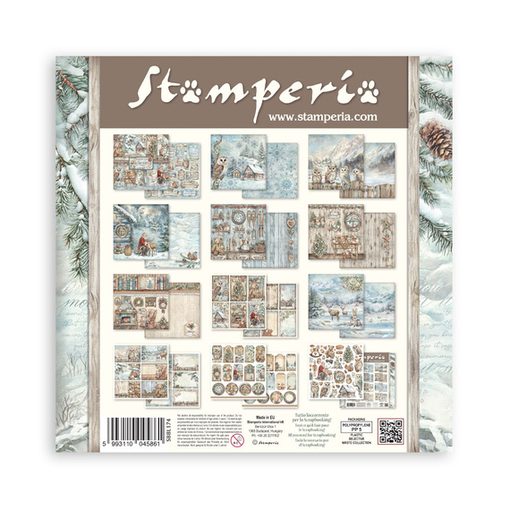 Zestaw papierów do scrapbookingu 30x30 - The Owl's House - Stamperia