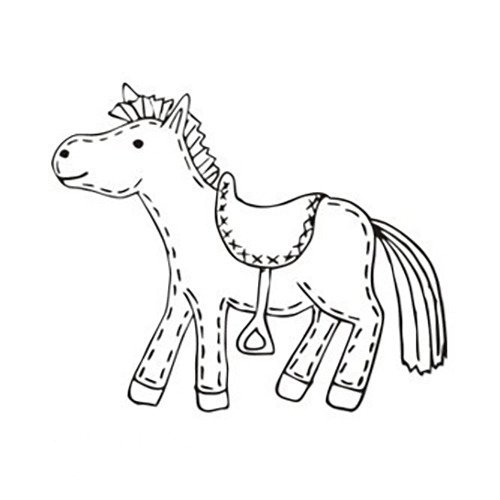 Stempel - Konik zabawka - Agateria