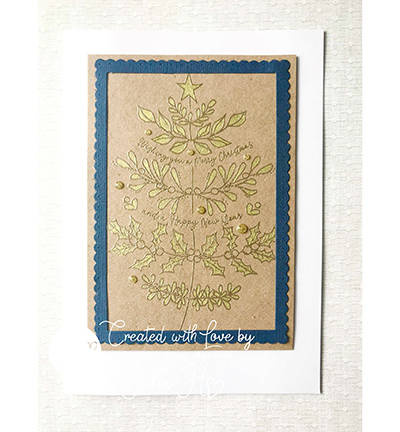 Stempel polimerowy - Julie Hickey - Oh Christmas Tree choinka