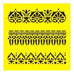 Maska / szablon 16x16cm - Ornamenty
