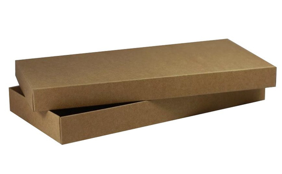 Pudełko pełne na kartkę DL kraft - Rzeczy z papieru