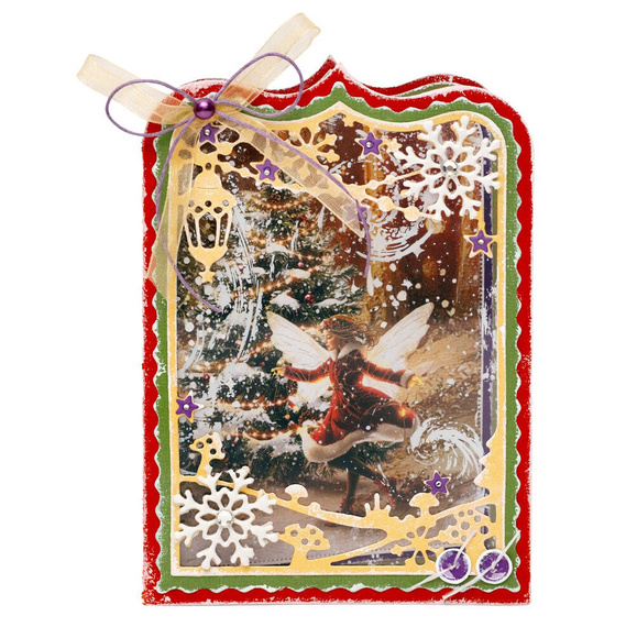 Zestaw papierów do scrapbokingu z elementami A5 - StudioLight - Fairy Christmas