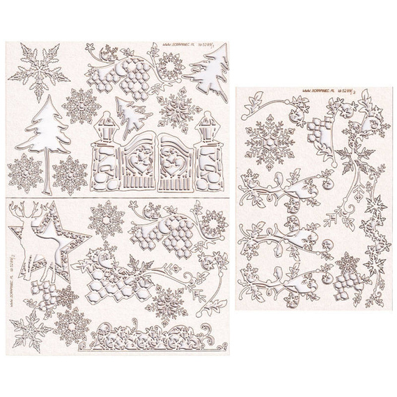 Tekturka zestaw warsztatowy album Old Fashioned Christmas - Scrapiniec 