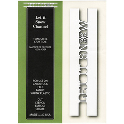 Wykrojnik - Poppystamps - Let it Snow Channel 1337