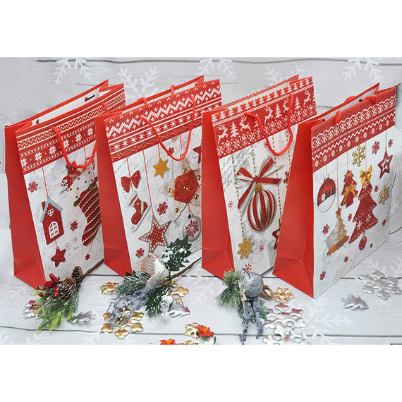 Torebka na prezent z gwiazdkami