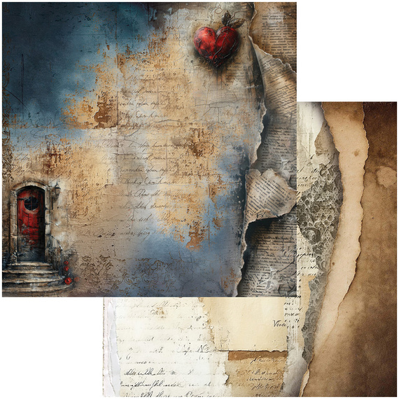 Zestaw papierów 15x15 - Alchemy of Art - Behind Closed Doors