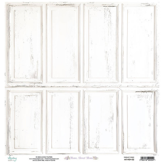 Papier do scrapbookingu 30x30 - Mintay - Home, Sweet Home 02