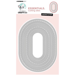 Wykrojnik do papieru - StudioLight - Nested Ovals ramki owalne