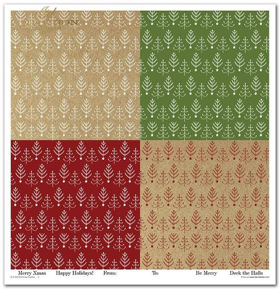 Zestaw papierów do scrapbookingu 30x30 - Itd Collection - Christmas Surprise