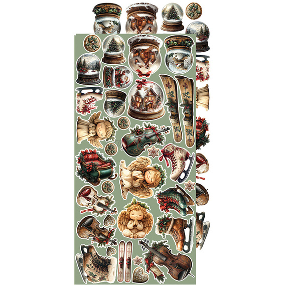 Zestaw dodatków do scrapbookingu - Craft o'clock - Oh Christmas Night - Christmas