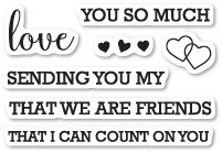 Wykrojnik + stempel - Memory Box - Perky Love