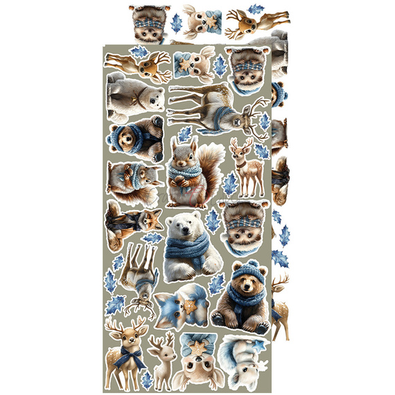 Zestaw dodatków do scrapbookingu - Craft o'clock - Jolly Season - Flowers & More