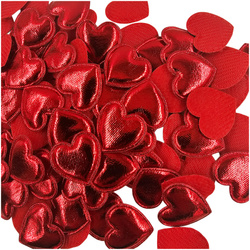 Serduszka dekoracyjne materiałowe 2 cm - 100szt