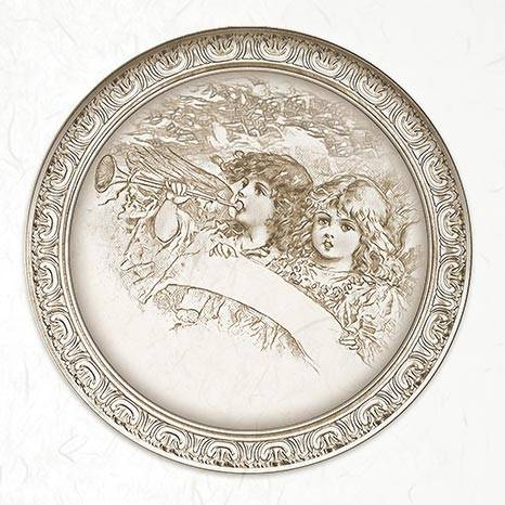 Zestaw papierów ryżowych - ITD RSM059 anioły vintage