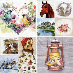 Zestaw serwetek do decoupage - 10szt