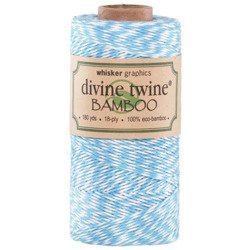 Sznurek Aqua & White Eco-Bamboo Divine Twine - 1m