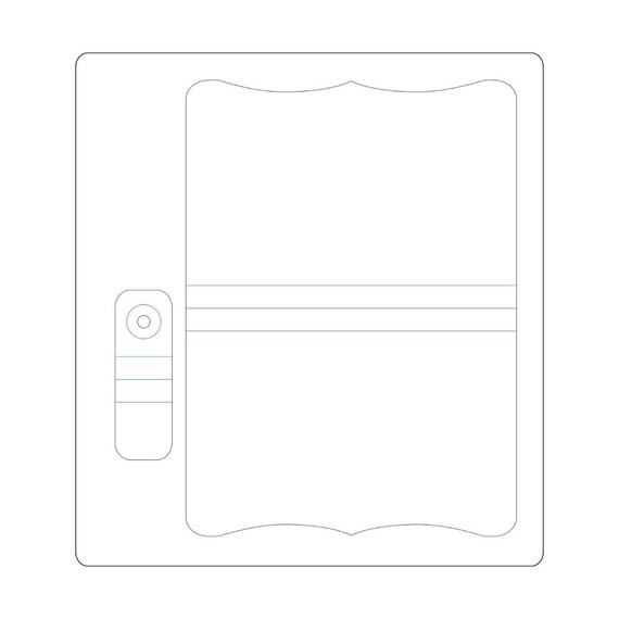 Wykrojnik Sizzix Scoreboards - Needle Book etui na igły