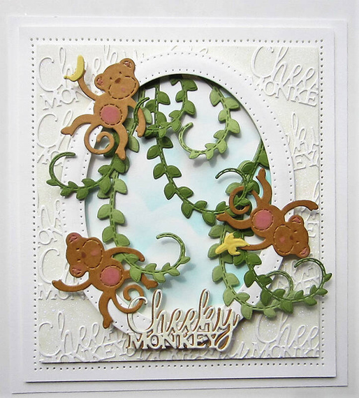 Wykrojnik - Creative Expressions - Cheeky Monkey / małpka