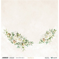 Papier do scrapbookingu 30x30 - ScrapAndMe - White Roses 03/04