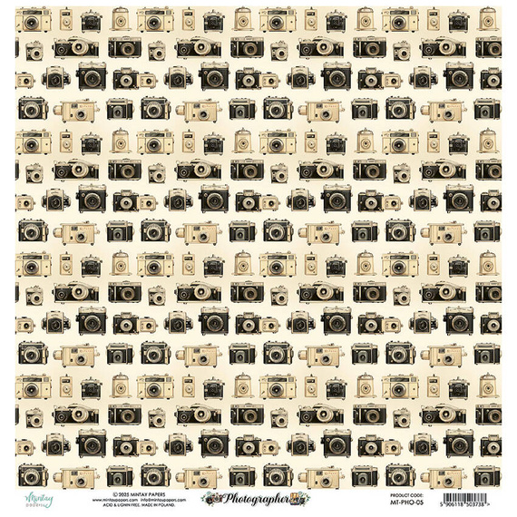 Papier do scrapbookingu 30x30 - Mintay - Photographer 05