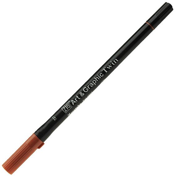 Marker Art & Graphic Twin - Deep Redish Brown 727