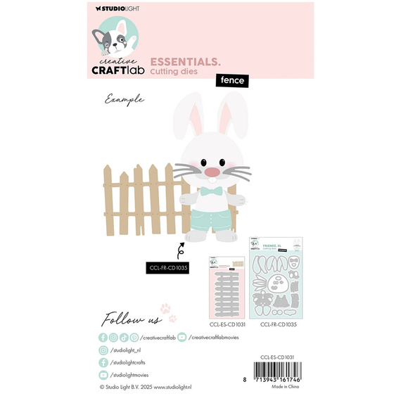Wykrojnik do papieru - StudioLight - Fence płotek