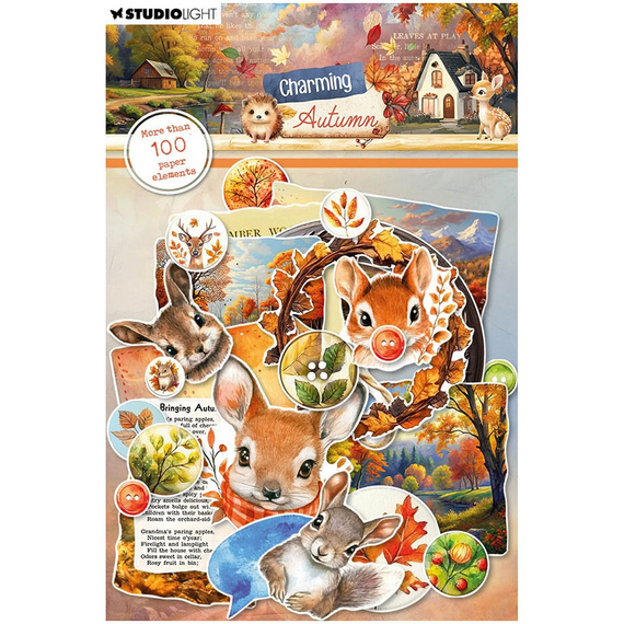Papierowe elementy - Collage Paper Elements - StudioLight - Labels, images & animal heads