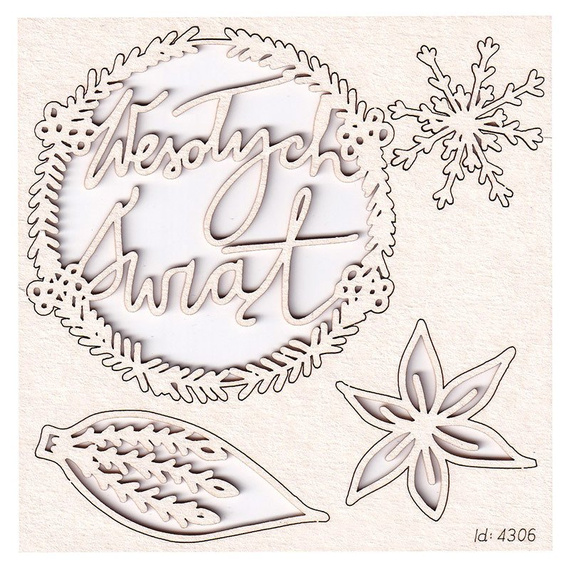 Tekturka - Mon Merry cheri - Wesołych Świąt 02 - Scrapiniec