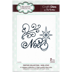 Wykrojnik - Creative Expressions - Noel Star CED3033 zawijas gwiazda