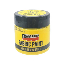 Farba do tkanin - Pentart - żółta 50ml