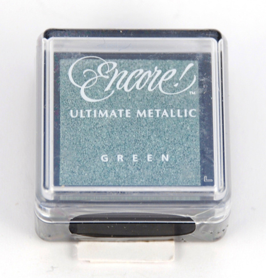 Tusz pigmentowy szybkoschnący - metaliczny - Encore - Green zielony