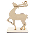 Stojący renifer, sklejka 3mm - Wycinanka