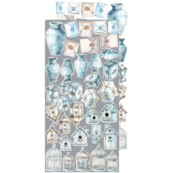 Something Blue - Craft o'clock - zestaw dodatków do scrapbookingu - Something