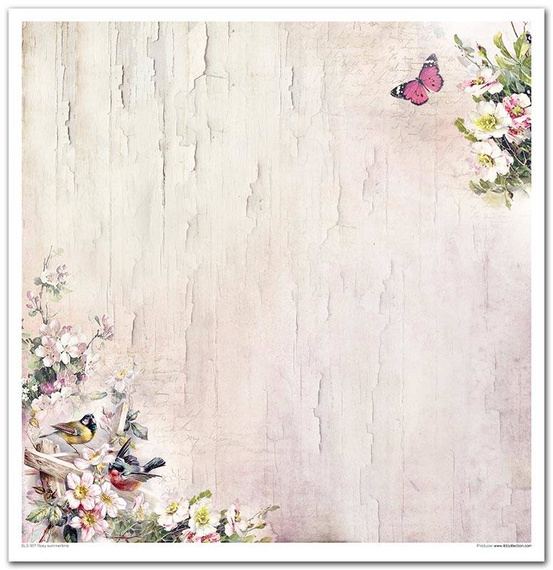 Zestaw papierów do scrapbookingu 30x30 - Itd Collection - Rosy Summertime