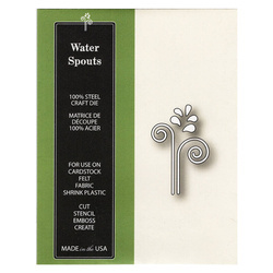 Wykrojnik - Poppystamps - Water Spouts 1385