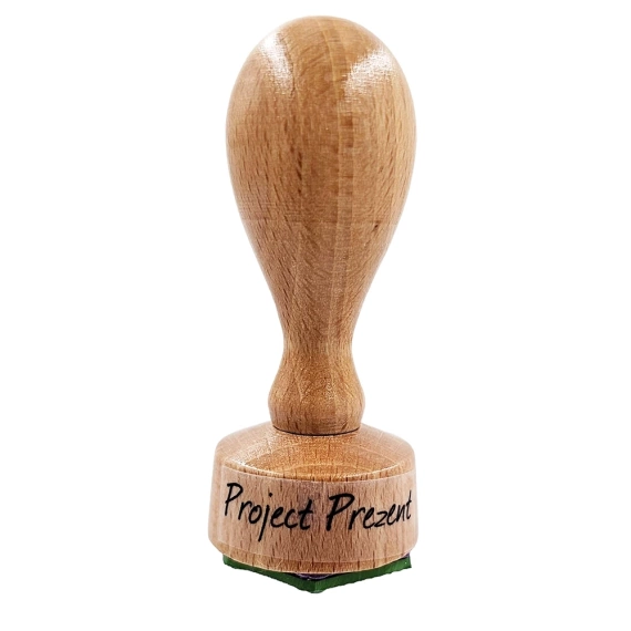 Stempel - Gwiazdka ze smutną minką + gryf - Project Prezent