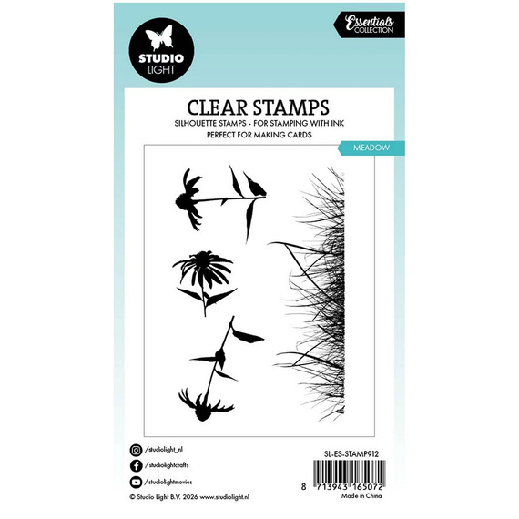 Stempel przezroczysty - Studio Light - Meadow łąka