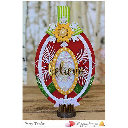 Wykrojnik - Poppystamps - Stitched Evangeline Snowflakes - śnieżynki