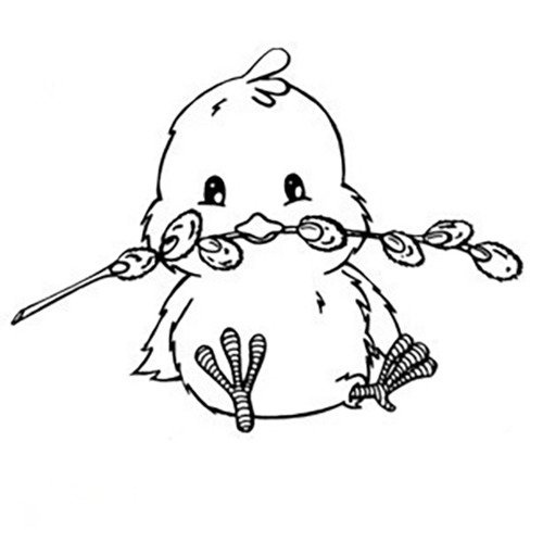 Stempel - Kurczak z baziami - Agateria