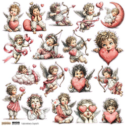 Naklejki papierowe - ScrapLove - Valentines Cupid 1
